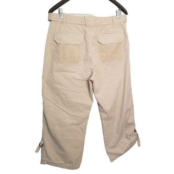 Caribbean Joe Khaki Women's Pants Size‎ 12 Waist 34 Inseam 23 in - Picture 2 of 12